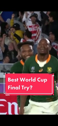Classic Try by Makazole Mapimpi | Rugby World Cup 2019 Final