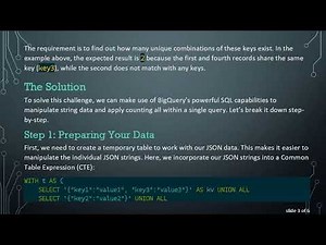 How to Count Unique Combinations of JSON Keys in BigQuery