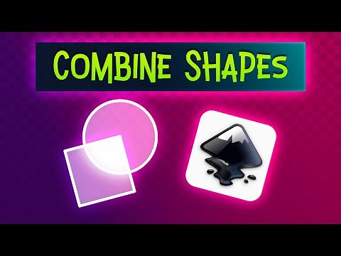 How to Combine Shapes? Boolean Operations in Inkscape 1.3 Tutorial