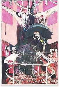 Francis Bacon Art Poster - Dark Academia Paintings Abstract Fine Art Prints Expressionism Wall Art for Bedroom Dorm Cool Wall Decorations Unframed(20x30in/50x75cm)