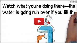 ran over something runs over something