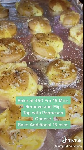 Delicious Crispy Mini Smashed Potatoes Recipe