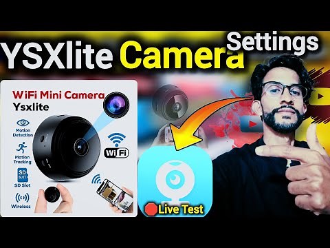 Ysxlite A9 Camera Setup | Wifi Mini Camera Setting | Step-by-Step Setup Guide 2025"