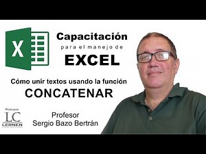 Cómo unir textos usando la función CONCATENAR