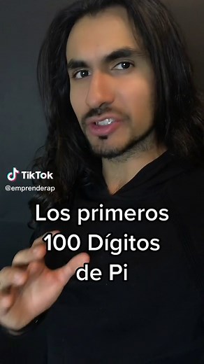 #aprenderapeando los 100 digitos de pi con un #rap #aprendecontiktok #matematica #ciencia