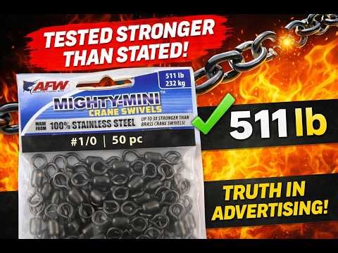 Most Fishing Swivels FAIL Their Ratings… But This One Didn’t