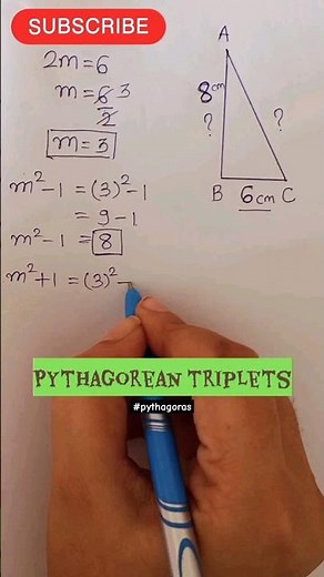 How to find Pythagorean triplets?#pythagoras #maths #education#pythagoreantriplet