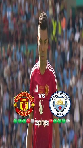 Man City vs Man United 😱🎥 | Penalty Shootout You've Never Seen Like This #shorts