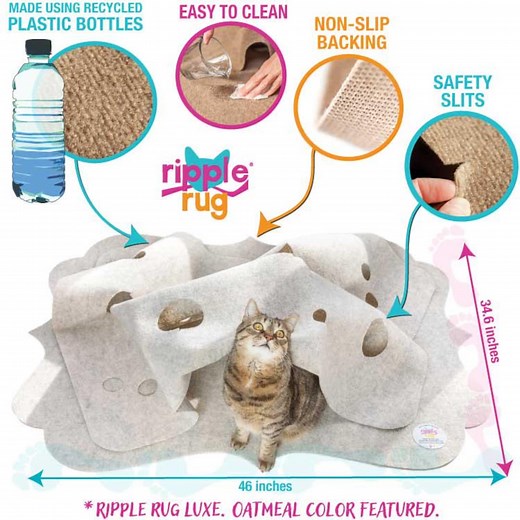 Ripple Rug Cat Activity Mat – Interactive Play, Made in USA - Etsy