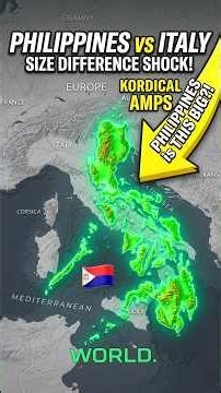 Why Maps Have Been Lying To You About The Philippines #Philippines #Geography #TravelFacts #Maps