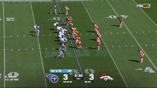 Every Cam Ward completion from debut game vs. Broncos Week 1