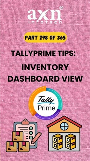 Inventory Dashboard View in TallyPrime 📦 | Day 298 of 365 Days Tally Tips