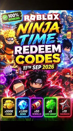 Roblox Ninja Time Codes UPDATE | Ninja Time Redeem Codes
