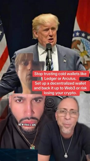 Stop trusting cold wallets like Ledger or Arculus. Set up a decentralized wallet and back it up to #Web3 or risk losing your #Crypto #XRP #QFS #bankcrash #everyonehighlightsfollowers #usa #usarmy #australia #canada #xrpcoins | XRP