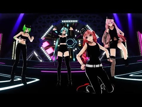 【MMD 4K 180 VR】 Harder Better Faster Stronger