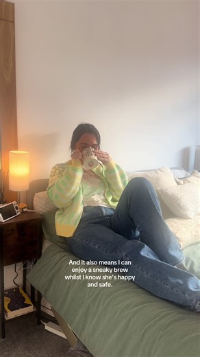 This may be an AD but it’s genuinely the best baby monitor! The picture is so clear and I can see all of her room when she’s playing - I wish we’d have upgraded sooner! Use code AMYVBROOK for money off your Momcozy BM04 https://cozy.top/Gwzg7fxW #christmas #babymonitor #babycamera #Momcozybabymonitor #babycameramonitor