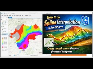 How to do Spline interpolation in ArcGIS Pro: Create smooth curves through given set of data points