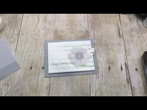 How to make a simple Vellum Flower Card