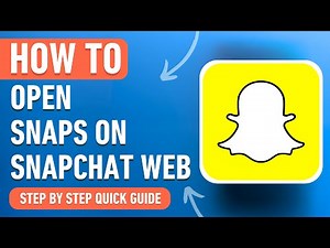 How to Open Snaps on Snapchat Web (Easy Tutorial)