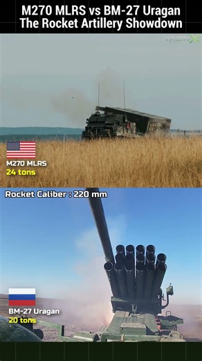 M270 MLRS vs BM-27 Uragan: Heavy Rocket Launcher Comparison