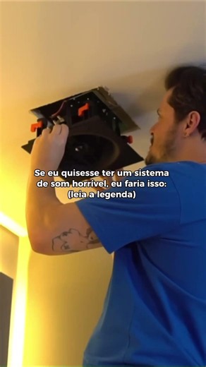 Quer ter um sistema de som horrível? Não? Então assiste aqui!