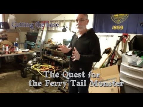 Cutting the base board for Ferry Tail Monster vardo