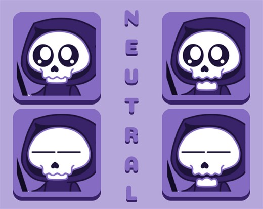 Grim Reaper PNGTuber Model by SarahJK