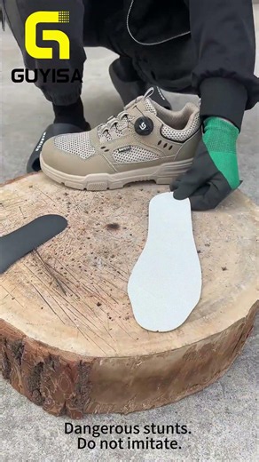 anti-smash steel toe & anti-puncture #safetyshoes #factoryproducts #steeltoeshoes