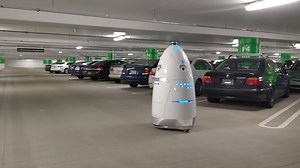Bellevue taking crime fighting underground. Check out Knightscope autonomous robot patrolling the parking garage at new Lincoln Square South #BVUE Have you seen it? What do you think? This looks like the Knightscope K5 model from their website. There's actually a human security staff accompanying the K5 when it's patrolling and they said it's primarily looking for parking violators for the time being :) | Bellevue.com