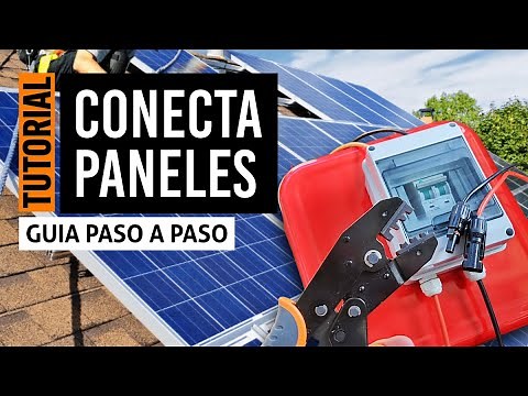 CÓMO CONECTAR PANELES SOLARES paso a paso! ☀️ instalar conectores MC4 y termomagnética bipolar