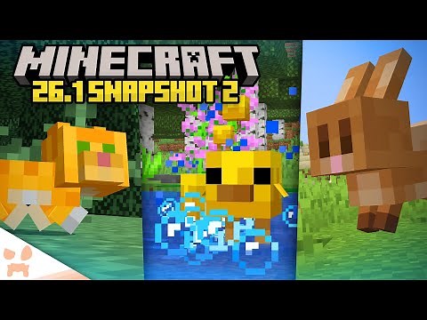 MINECRAFT'S HUGE NEW MOB OVERHAUL + NEW RABBITS ARE HERE! (26.1 snapshot 2)