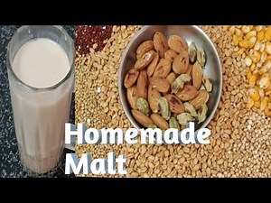 Malt,how to make homemade malt, malt powder making,