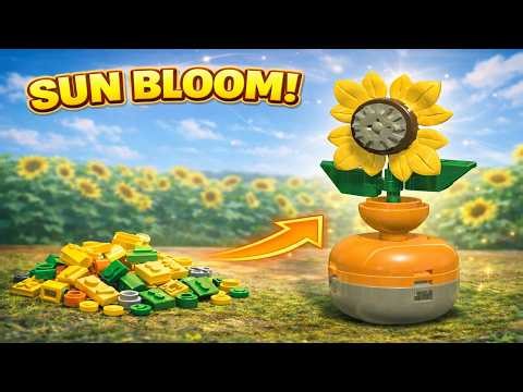 Sun Bloom Mini Flowers | Buildit 21 Pieces