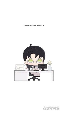 ꩜Sana.ᐟ on Instagram: "the return of zayne’s lessons🥹 i missed making these! #loveanddeepspace #loveanddeepspacezayne #procreate #fanart #humor #chibi"