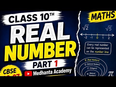 Class 10 Chapter 1 Real Numbers Explained Easy Method | Maths part 1