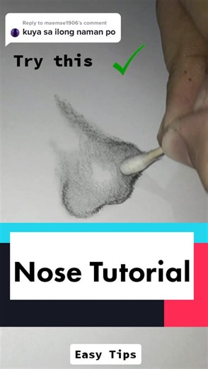 Easy Tips for Nose Sketching Tutorial