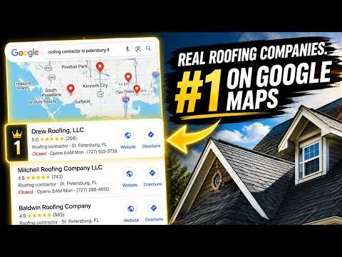 SEO for Roofing Companies: How to Rank #1 on Google Maps (Real Case Study)