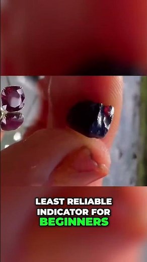 Gemstone Secrets: Don't Get Fooled! Crystal Shape, Luster, & Weight! #shorts