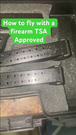 How To Fly With An Firearm 🔫✈️ TSA Approved ☑️✅ Verified #airplane