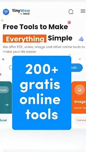 200 gratis online tools! Ontdek meer dan tweehonderd gratis tools op één website. Als je vaak zit te klooien met pdf’s, foto’s, video’s of bestanden dan is dit echt een goudmijn voor elke 40 plus beginner in AI. Je vindt er converters, editors, compressors, transcribers en schrijftools die je leven simpel maken. Ik laat in de video zien wat je allemaal kunt en waarom deze site een vaste plek in je bookmarks verdient. tinywow is een handige oplossing voor iedereen die snel iets wil fixen zonder g