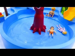 KING KONG Toys vs Giant Mega T-REX | Water park in under attack by bad guy | Toys Play Time