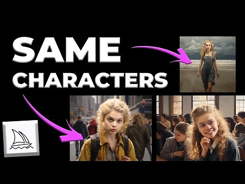 Get Consistent Characters in MidJourney! ✨(The BEST Method)