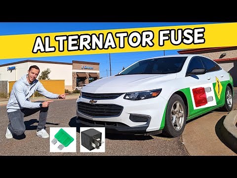 CHEVROLET MALIBU ALTERNATOR FUSE LOCATION 2016 2017 2018 2019 2020 2021 2022 2023