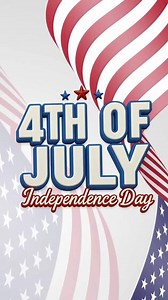 Download 4th of july usa independence day motion graphic with abstract background design for free