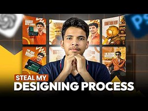 My Complete Design Process Explained | From Idea to Final Post (Photoshop + AI)