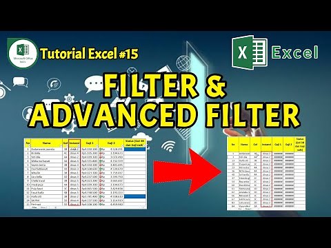 Belajar Excel 15 : Cara Filter dan Advance Filter Copy Pada Excel