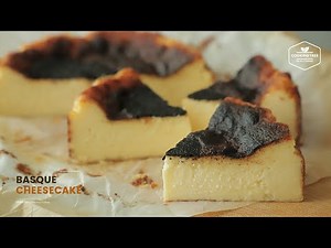 바스크 치즈케이크 만들기 : Basque Burnt Cheesecake Recipe | Cooking tree