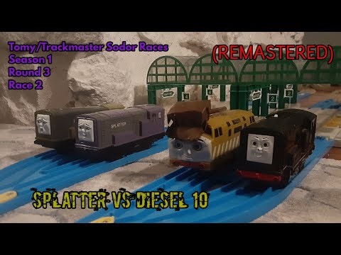 Tomy/Trackmaster Sodor Races | Season 1 | Round 3 | Race 2 | Splatter vs Diesel 10 (REMASTERED)