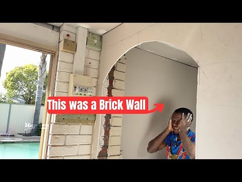 How to Hang Drywall directly on a brick wall (No framing required)