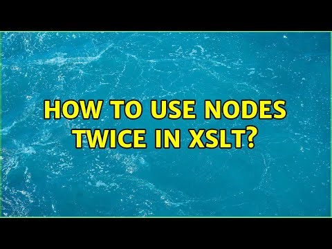 How to use nodes twice in XSLT?